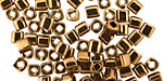 TOHO Bronze Cube 4mm Seed Bead