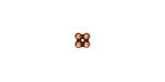 TierraCast Antique Copper (plated) Quad Heishi 5mm