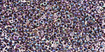 TOHO Rainbow Crystal (with Tanzanite Lining) Round 11/0 Seed Bead