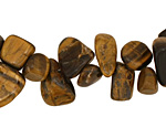 Tiger Eye Tumbled Nugget Drop 9-14x10-19mm