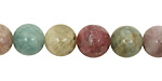 Multi Gemstone (w/ Tourmaline) Round 10mm