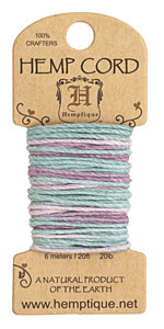 Pastel Hemp Twine 20 lb, 20 ft