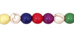Magnesite (multi) Round 8mm