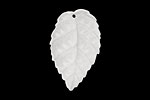 Matte Crystal Lucite Ivy Leaf 17x28mm