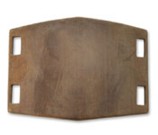 Vintaj Natural Brass Wide Blank Connector 52x38mm