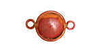 Patricia Healey Copper Solid Circle Link 25x16mm