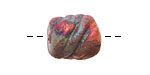 Xaz Raku Stan's Rust Twisted Barrel 15-17x14-15mm