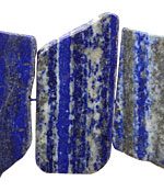 Lapis Side Drilled Flat Slab 15-28x27-50mm