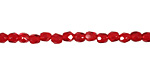Czech Fire Polished Glass Garnet Round 3mm