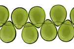 Czech Glass Olivine Teardrop 12x16mm