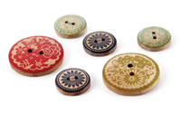 PB&J Wooden Buttons 19mm, 30mm