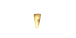 Satin Hamilton Gold (plated) Pinch Bail 4x9mm