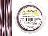 Artistic Wire Lavender 18 gauge, 10 yards