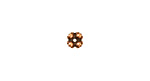 TierraCast Antique Copper (plated) 4 Flowers Heishi 3x6mm