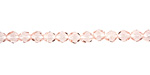 Czech Fire Polished Glass Rosaline Round 4mm