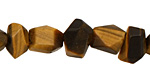 Tiger Eye Faceted Nugget 7-11x9-16mm