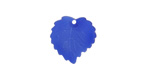 Matte Dark Sapphire Lucite Ivy Leaf 16mm