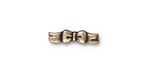 TierraCast Antique Brass (plated) Bow Bar 16x4mm