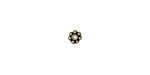 TierraCast Antique Brass (plated) Beaded Heishi 4mm