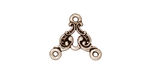 TierraCast Antique Silver (plated) Empire Link 15x17mm
