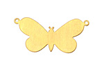 Brass Butterfly Blank Link 38x18mm
