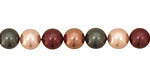 Berries Mix Shell Pearl Round 8mm
