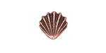 TierraCast Antique Copper (plated) Large Shell Bead 13mm