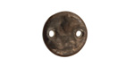 Earthenwood Studio Ceramic Pewter Round Link 17mm