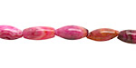 Ruby Crazy Lace Agate Rice 12x5mm