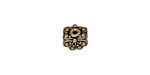 TierraCast Antique Brass (plated) Raja Pendant Cap 6x9mm