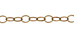 Antique Brass (plated) Oval Cable Chain