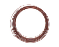 Soft Flex Non-Tarnish Antique Copper Half Round Craft Wire 21 gauge, 7 yards
