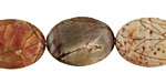 Red Creek Jasper Flat Oval 25x18mm