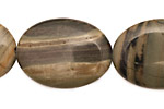 Silver Creek Jasper Flat Oval 30x22mm