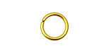 Yellow Anodized Aluminum Jump Ring 13mm, 16 gauge (10mm inside diameter)