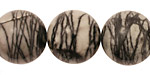 Black Water Jasper Round 18mm