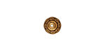 TierraCast Antique Gold (plated) Celtic Bead Cap 5x8mm