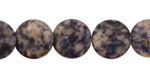 Brazil Sodalite Puff Coin 14mm