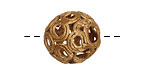 African Brass Open Circle Round 18-19mm
