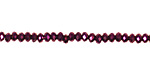 Metallic Gold Raspberry Crystal Faceted Rondelle 3mm