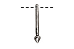 Green Girl Pewter Peg 4x28mm