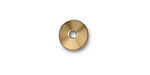 TierraCast Gold (plated) Large Hole Classic Bead Cap 3x10mm