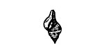 Triton Shell Mini Rubber Stamp 9x17mm
