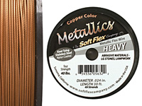 Soft Flex Copper Metallic .024" (Heavy) 49 Strand Wire 30ft.
