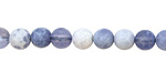 Blue Fire Agate Faceted Round 6mm
