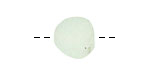 African Recycled Glass (seafoam) Irregular Round 14-15mm