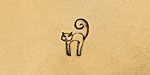 Cat Metal Stamp 6mm
