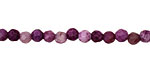 Purple Crazy Lace Agate Faceted Round 4mm