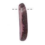 Tagua Nut Violet Splinter (top-drilled) 6-8x38-48mm