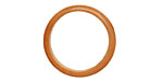 Tagua Nut Caramel Ring 22mm